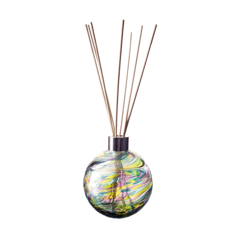 Amelia Art Glass Purple, Teal & Lime Green Sphere Reed Diffuser £15.74